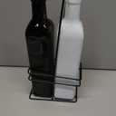 Vakoo Oil and Vinegar Dispenser Set - 17oz/500ml, Extra Thick Glass, Leak-Proof, Olive Oil Dispenser Bottle for Kitchen (White Black)