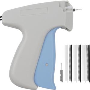 Quick Clothing Fixer, Fine Stitch Gun for Clothes, Mini Stitch Tagging Gun for Clothing,Quilting Hemming Tools Quick Stitch with 2 Fine Needles 2000 Black & 2000 White Micro Fasteners