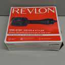 REVLON One-Step Hair Dryer and Styler, All-in-One Detangling and Straightener Brush for Salon-Quality Smooth, Straight Hair, More Shine and Less Frizz, Black (1 Count (Pack of 1))