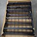 Amazon Basics Bed Frame with Storage, Foldable Metal Platform, Sturdy Steel, No Box Spring Needed, 18 Inches High, Tool-Free Setup, Queen Size, Black