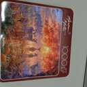 Buffalo Games Abraham Hunter Deer Scene 1000 Piece Jigsaw Puzzle - Collector's Tin, 26.6 x 19 in, Ages 14+ - Precision-Cut Pieces - Poster Included - Nature Puzzle for Adults