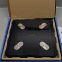 Etekcity Smart Scale for Body Weight, FSA&HSA Eligible, Bathroom Digital Weighing Scale with BMI, Body Fat, Muscle Mass, Accurate Bluetooth Home User Health Equipment Sync Apps, LED, Tempered glass (11 x 11 inches, Black)