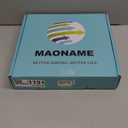 MAONAME Red Charger Plates Set of 12, 13 Inch Plastic Charger for Dinner Plates, Christmas Plate Chargers, Round Chargers for Table Setting, Wedding Decor (Christmas-Gold Rim)