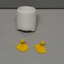Creative Cute Duck Pen Pencil Holder, Multifunctional Stationery Pen Holder Makeup Brush Holder Kitchen Storage Cup (Duck White+Yellow)