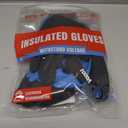 Electrician Gloves 1000V High Voltage,ASTM D120 Certified & Double Insulated Electrical Gloves,Rubber Safety Work Gloves (Blue,Large)