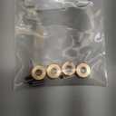 ShareGoo Brass 12mm Hex Wheel Hub Wheel Drive Hex Adapter Compatible with Axial SCX10 Wraith 90027 90046 Tamiya CC01 D90 Redcat Gen7 Gen8 1/10 RC Crawler (8mm Thickness)