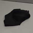 Low Back Bras for Women-Seamless Invisible Backless Bra-Lightly Lined Demi Multiway Bra No Show Low Cut Halter Bras (38D, Black)