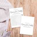 Minimalism White Baby Shower Game Kit - 30 Game Cards for Boy Girl, Gender Reveal Games, Baby Shower Party Favors (5 X 7 Inches)- B06