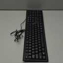 Guiheng Wired Computer Keyboard, Plug Play USB, Large Number Pad, LED IndicatorsErgonomic, Foldable Stands,Anti-Wear Letters Full Size Keyboard,for Windows Mac PC Laptop-Black