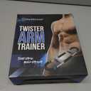 Twister Arm Trainer, Adjustable Power Twister Bar 40-100lbs Resistance & Chest Exerciser, Full Body Strength Training Equipment for Arms, Chest, Shoulders, Core & Legs, Portable Home Gym