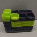 Tool Box Organizer Tray, Toolbox Desk Drawer Organizer, Tool Box Tray, Toolbox Organization Storage for Rolling Tool Chest (60PCS (Blue+Green))