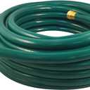 Flexon 1/2" x 75ft Light Duty Garden Hose Lightweight, Flexible, Kink-Resistant, Durable Vinyl, Leak-Proof Couplings, Weather-Resistant Water Hose for Lawn, Garden, and Outdoor Use