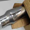 Universal 4 to 6 Inch Exhaust Elbow with Clamp, Chrome & Black Spraying Diesel Exhaust Tip for Trucks and Cars