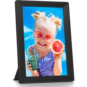 Uhale 10.1inch Digital Picture Frame WiFi Smart Touch Screen Digital Photo Frame 1280 * 800 IPS HD Display Screen Electronic Photo Frame 16GB Storage, Send Photos and Videos Instantly with Uhale (black)