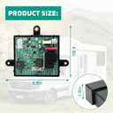 Upgraded 3316348.900 Rv Refrigerator Control Board, RV Fridge Circuit Control Board for Dometic Fridge Rv Refrigerator Parts DM2652 DM2852 RM2652 NDM1062 RV Thermostat Replacement