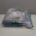 baibu Set of 2 Dining Chair Cushions, Dual-Layer Patent Design Memory Foam Kitchen Chair Cushions, Non-Slip Seat Pads with Ties, 16.5 x 16.5 x 3.5in, 2 Pack, Blue