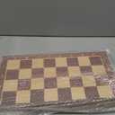 15'' Walnut Chess Set with Storage Board for Adults & Children, 2 Players