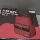 Deluxe Wheelchair Bag  Storage Backpack for Adults  Hangs Securely on Wheelchair Back  Organiser for Mobility & Electric Wheelchairs  Wine