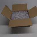 HOMIP 36pcs Clear Plastic Champagne Flutes - 9oz Disposable Champagne Flutes Stemless Toasting Glasses, Ribbed Ripple Design (BPA-Free) for Weddings, Bars & Events - Disposable Party Cups