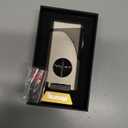 6-in-1 Torch Lighter, with Windproof Triple Jet Flame, V & Straight Cutter, Punch, Holder, Draw Enhancer Tool, Refillable Butane Lighter with Gift Box for Men, Multifunctional Accessories for Travel