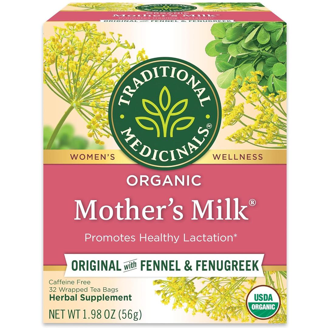 2 x Traditional Medicinals Organic Mother's Milk Women's Tea 32 Count (Pack of 1)