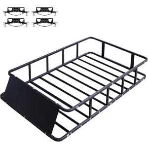 64"x39"x8" Universal Heavy Duty Roof Cargo Rack Anti-Rust Top Luggage Rack