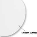 6 x Prime-Line U 9270 3-1/4 In., Rigid Vinyl, White, Self Adhesive Wall Protector (Single Pack)