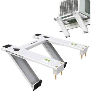 gulrear Window Air Conditioner Support Bracket with 2 Arms Heavy Duty AC Support for Window Unit Install kit Up to 200 lbs Hold 5000-22000BTU Unit Window AC Mount