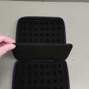 Durability Dices Storage Organizers With Removable Slotted Tray And Handle For Safe Transport Compacts Dices Tray And Case (Blue)