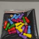  Halma 25mm Pawn Peg Game Pieces Multicolor
