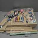 Wooden Baby Walker, Detachable Activity Busy Board, Baby Walking Toys Push Walkers for Babies 6-12 Months