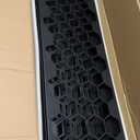 Fire Pit Surround Tabletop Large Use for Solo Stove Bonfire Ranger Yukon 2.0 and Mesa, Fire Pit Table Square Made of UV-Resistand Antirust Thick Metal, for Indoor Outdoor Use