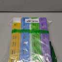 EZY DOSE Weekly (7-Day) Daily Medtime Pill Case, Medicine Planner, Vitamin Organizer, Supplement and Fish Oil Container, Large Compartments with Rounded Base, 4 Times a Day, Colored Lids, BPA Free (Yellow/Blue/Green/Purple)