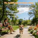 2-in-1 GPS Tracker for Dogs: Smart Pet Collar with Real-Time Tracking,No Monthly Fee/Subscription (iOS Only) Waterproof, Anti-Lost,365-Day Long Battery Life GPS Tracker Dog Collar(Tracker Included)