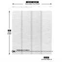 Lazblinds Adjustable Vertical Blinds - Woven Texture Paper Panel Blinds for Patio Doors & Room Dividers, Extendable Track (45 3/4" - 82 5/8" W), Trimmable to 96" H, SleekLoom White