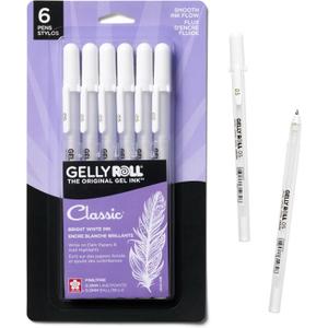 Sakura Gelly Roll Classic 05 (Fine Pt.) 6pk Pen, White