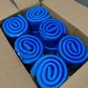 Machrus Upper Bounce 33 Inch Trampoline Foam Pole Sleeves - Fits 1.5 inch Diameter Pole - Safety Enclosure Pole Sleeves - Protective pole pad - Trampoline Pole Insulation Padding Foam Tube - Set of 12 - Blue