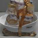 Gift Baskets for Women, Body & Earth Gift Set with Jasmine & Honey Scent Includes Bubble Bath, Hand Cream, Holiday Gift Baskets, Bath and Body Gift Sets for Women, Happy New Year Gifts