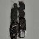 COOKOO 3 Packs 24 Inch Pre-Feathered Natural Black Body Wave Braiding Hair for Goddess Box Braids Crochet Hair French Curl Crochet Braids Synthetic Hair Extensions(1B#)