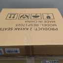 2 Pack of Kayak Seat Deluxe Padded Canoe Backrest Seat Sit On Top Cushioned Back Support SUP Paddle Board Seats with Detachable Storage Bag 4 Adjustable Straps for Kayaking Canoeing Rafting Fishing