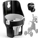 Hohean Golf Push Cart Cup Holder, Super Large Capacity, Fits Up to a 40oz Bottle, Universal Heavy Duty Golf Push Cart Accessories(1 Pack)