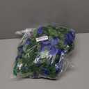 4 Pack (32FT) Artificial Rose Vine Fake Flowers Garland Hanging Silk Rose Ivy Plants Vine for Wedding Arch Party Garden Home Bedroom Office Wall Aesthetic Art Dcor (Royal Blue)