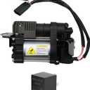 949-356 Air Suspension Compressor Pump w/Relay Compatible with 2011-2016 Grand Cherokee| 2013-2016 Ram 1500, Replace# 68232648AA, 600640300A, 68041137AE, 68204387AA