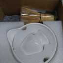 Matcha Whisk Set, 7 Pcs Matcha Kit, Premium Ceramic Matcha Set, Whisk and Bowl, Sifter, Cup Holder, Bamboo Scoop, Tea Plucking, Tea Towel, Matcha Lovers (White)