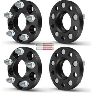 OCPTY 4PCS 5x4.5 to 5x4.5 Wheel Spacers 20mm Wheel Adapters 14x1.5 Studs 70.5mm Center fit for 2020-2022 for Ford for Explorer / 2015-2021 for Ford for Mustang / 2020-2021 for Lincoln for Aviator