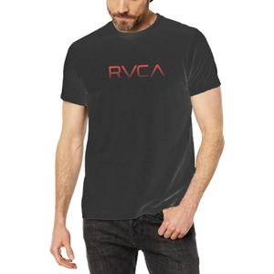 RVCA Mens Short Sleeve Lightweight Lounge Crew Tee Loungewear Crew Neck (Large, Heather Grey)