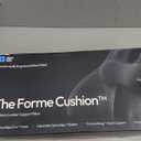 Lumbar Support Pillow for Office Chair - Lower Back Pain Relief Cushion with Adjustable SpineAlign™ Bolster, Memory Foam Pillow for Car, Couch, Gaming Seats - Dual Straps, Dark Grey