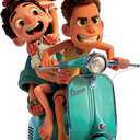 Cardboard People Luca, Alberto and Giulia Life Size Cardboard Cutout Standup - Disney Pixar Luca (2021 Film), One Size,  38"W x 68"H