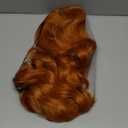 Ginger Synthetic Lace Front Wig Long Wavy Synthetic Lace Front Wig Glueless Heat Resistant for Drag Queen Cosplay Party Daliy Wear 26 Inches