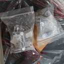 43" 2in1 Black Fire Pit Table with Lid & Glass Shield, 50000 BTU CSA Certified, Waterproof Cover